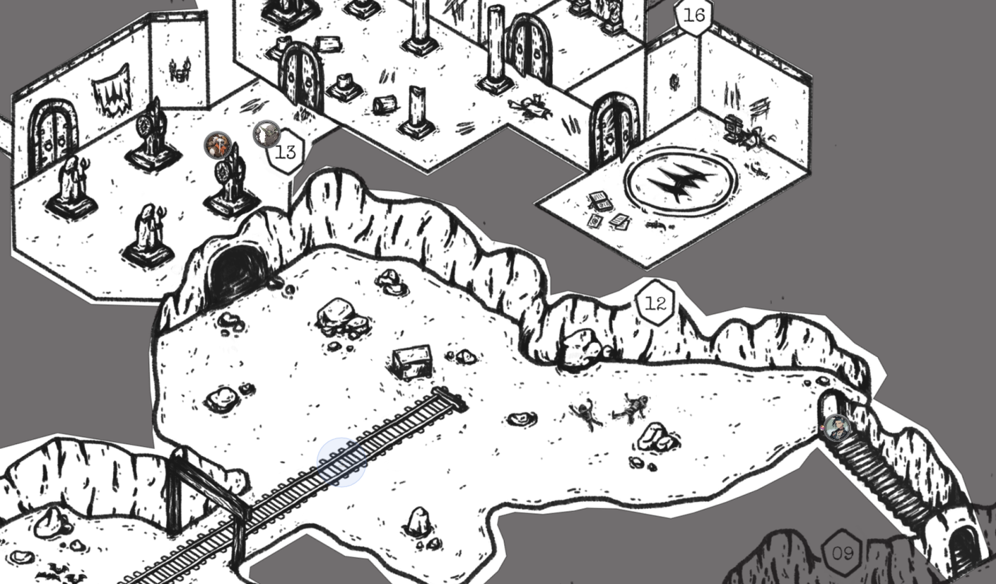Mining Site Adventure Map